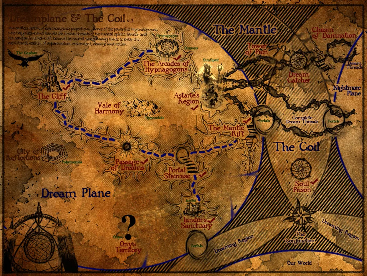 Map of the plane of dreams